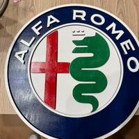 Logo stemma alfa romeo da appendere 38cm