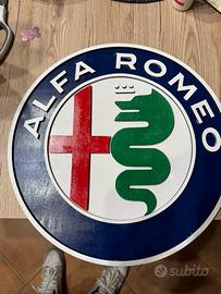 Logo stemma alfa romeo da appendere 38cm