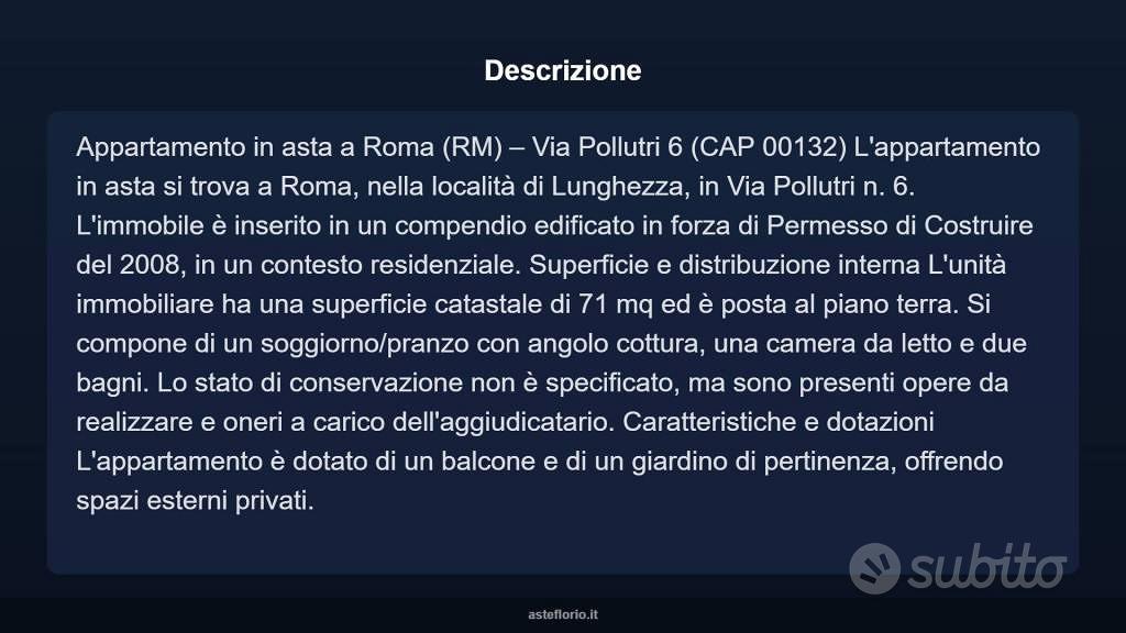 Appartamento – Roma, Lunghezza - Vista 3