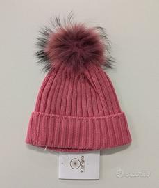Kangra Cashmere  - Cappello con Pon Pon