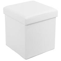 Pouf cubo bianco 38 cm