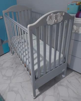 Lettino neonato Azzurra Design in legno grigio