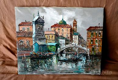 Dipinto "Venezia" di A. Rondinella