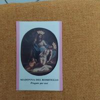 immagine con preghiera madonna di romitello 