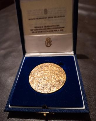 Medaglia bronzo  150°anno Società Italiana per il 