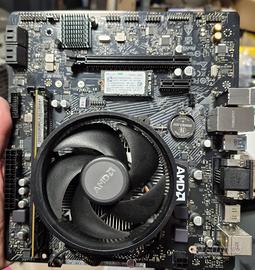 Bundle Ryzen 5 PRO 3400G + scheda madre + RAM +SSD