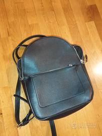 zainetto nero in pelle