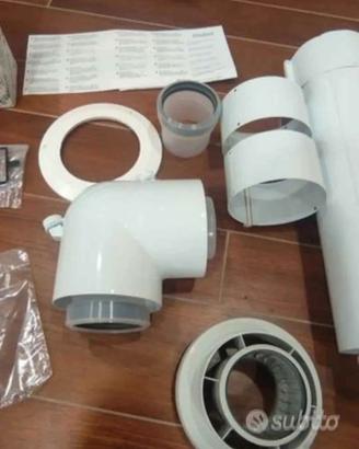 KIT SCARICO FUMI COASSIALE A PARETE VAILLANTØ 80/1