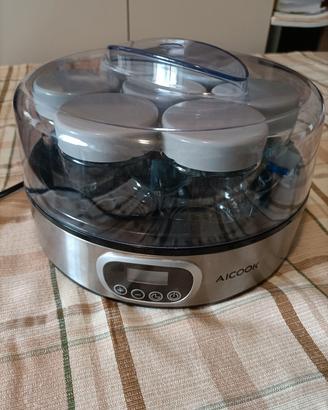 Yogurtiera digitale Aicook con 7 vasetti in vetro