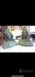 Busti busto in  bronzo