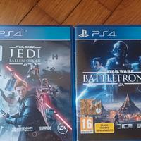 Ps4 star wars Jedi e star wars battlefront II 