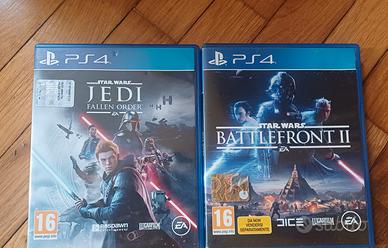 Ps4 star wars Jedi e star wars battlefront II 
