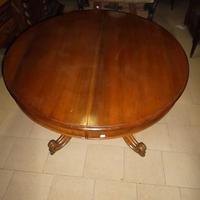 TAVOLO ALLUNGABILE IN NOCE,prima meta' 800 TAVOLO