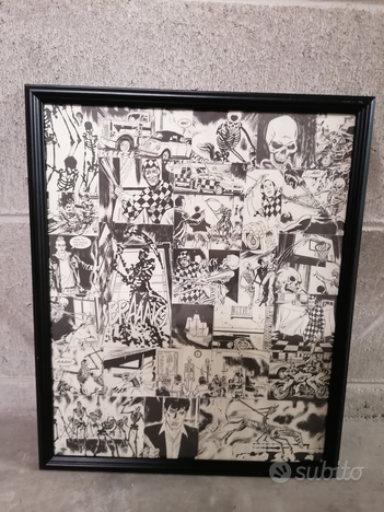 fumetto arte Tela canvas Dylan Dog pop art stampa quadro su tela artistica 