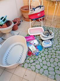 Accessori per cani e gatti in blocco 