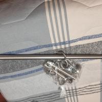 palo per tende con anelli cm 142