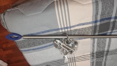 palo per tende con anelli cm 142