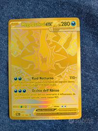 Carta Pokémon Mega Darkrai ex GOLD Buio Pesto 