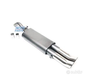 SILENZIATORE DI SCARICO PER VOLKSWAGEN VW GOLF II 