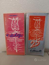 Lotto 2 Calendari Storici "El Strologo" 1989 e 96