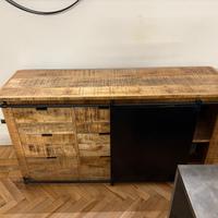 Set mensola, credenza e mobiletto stile industrial