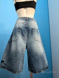bermuda jeans jorts unisex nuovi taglia 48