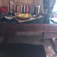 Scrivania in legno anni 50
