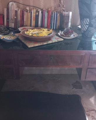 Scrivania in legno anni 50