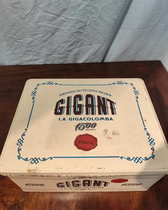 Scatola Latta Vintage Paluani "Gigant" 1500g