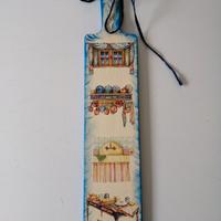 tagliere decoupage blu cucina