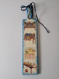 tagliere decoupage blu cucina