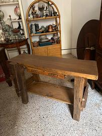 Banco da lavoro/falegname (116 x 41max/35 x 75h)