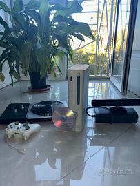 Xbox 360 completa+joystick wireless+kinect+dj hero