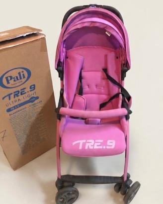 Passeggino Ultraleggero Pali 3.9 rosa con scatola