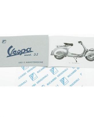 Manuale uso e manutenzione Vespa del 53 - 610037M