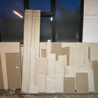 Pannelli cartongesso con montanti