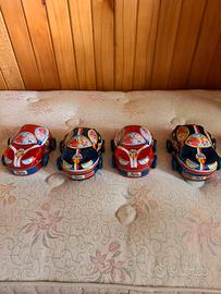 Lotto di 4 scatole di latta Kinder 2002