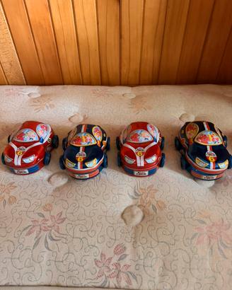 Lotto di 4 scatole di latta Kinder 2002