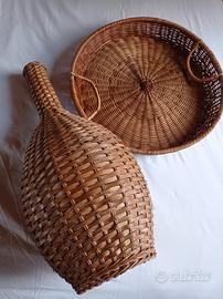 Oggetti arredo in fibra naturale 