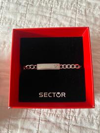 Bracciale Sector argento, con scatola e garanzia