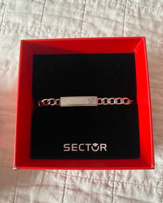 Bracciale Sector argento, con scatola e garanzia