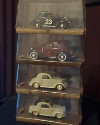 Lotto 4 Brumm Fiat 500 Topolino 1100 1:43 in teca
