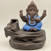 Porta Incenso Ganesh Bastoncini Coni Back Flow