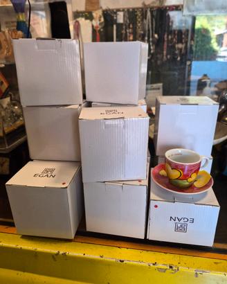 Servizio 12 tazzine da caffè EGAN nuovo