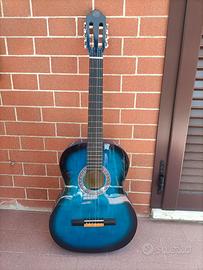 Chitarra Eko Blu con custodia