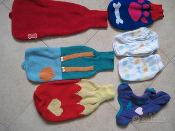 Cappottini per cani di piccola taglia.