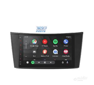 RADIO GPS ANDROID 10 PER MERCEDES CLS 05-06 E 02-0