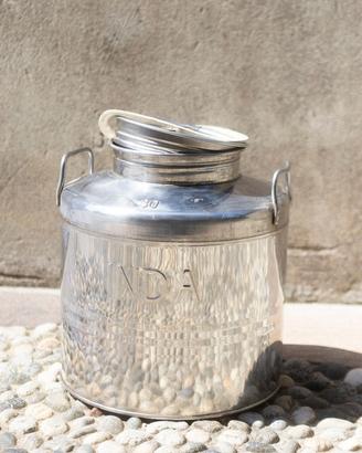 Fusto in acciaio inox 30 litri per olio/vino INDA