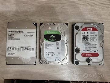 3x Hdd 3.5 difettosi 10Gb , 4 Gb ,  3 Gb
