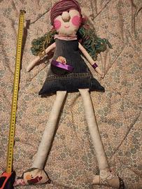 bambole di pezza cucite a mano